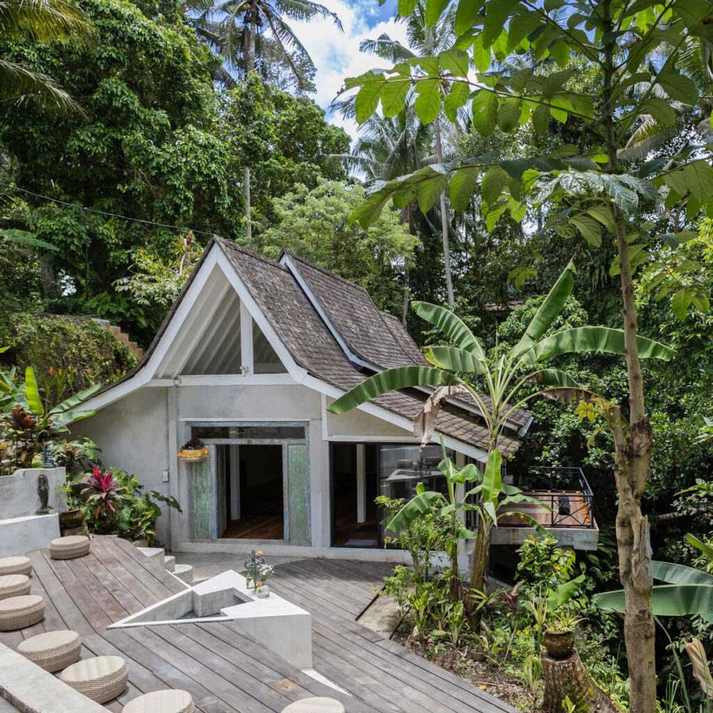 The Sanctum yoga shala surrounded by jungle